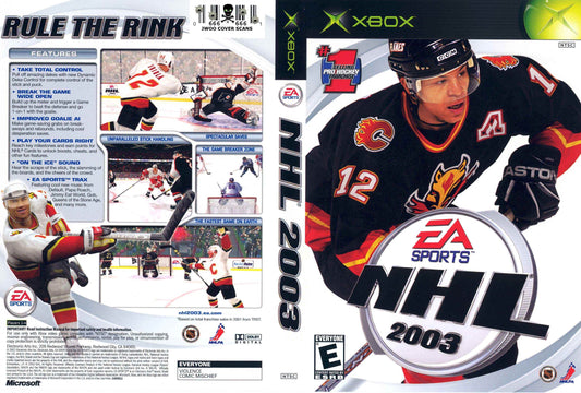NHL 2003 Cover Art - WOI Solutions