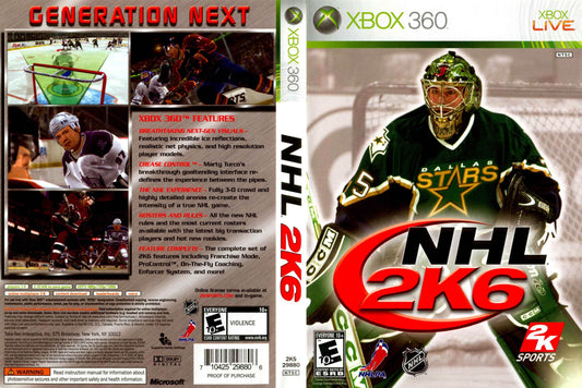 NHL 2K6 Cover Art - WOI Solutions