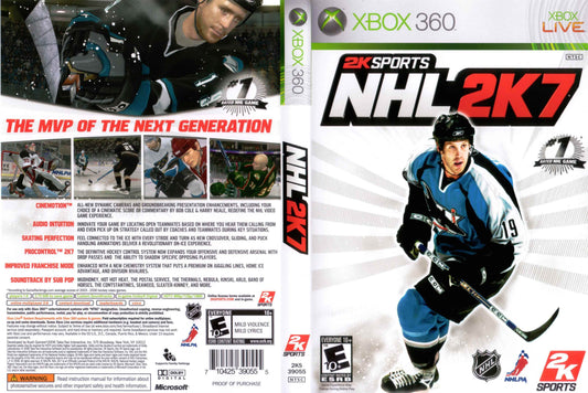 NHL 2K7 Cover Art - WOI Solutions