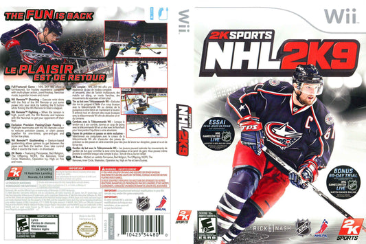 NHL 2K9 Cover Art - WOI Solutions