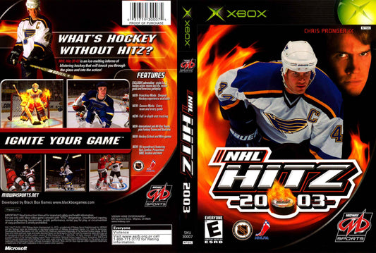 NHL Hitz 2003 Cover Art - WOI Solutions