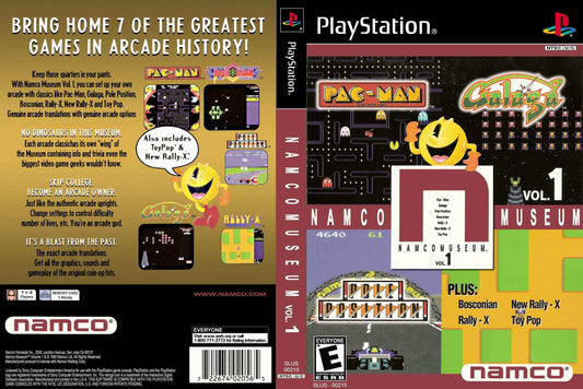 Namco Museum Vol 1 Cover Art - WOI Solutions