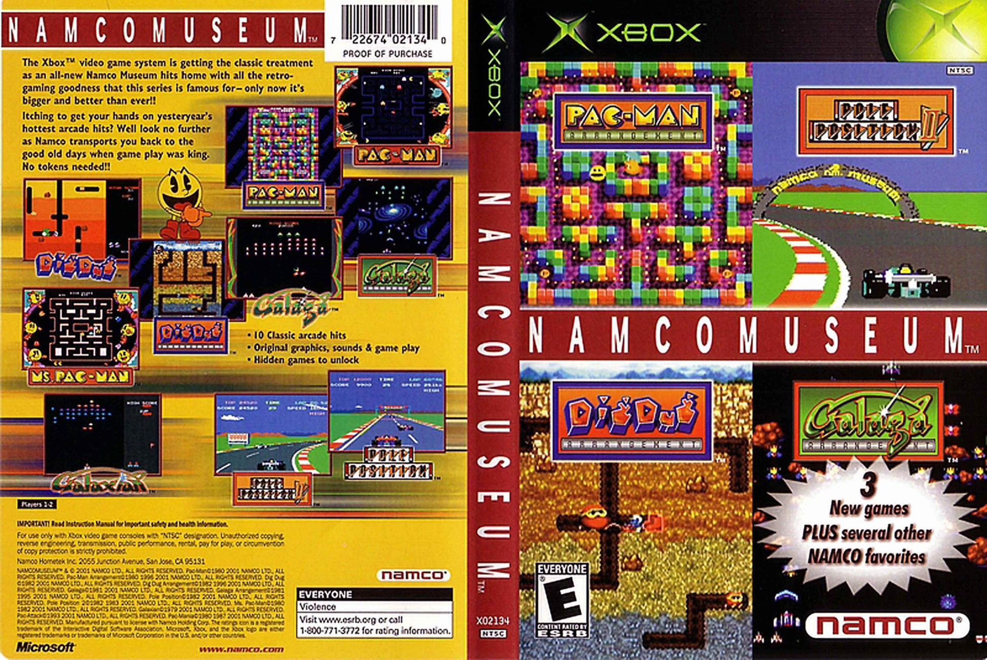 Namco Museum Cover Art - WOI Solutions