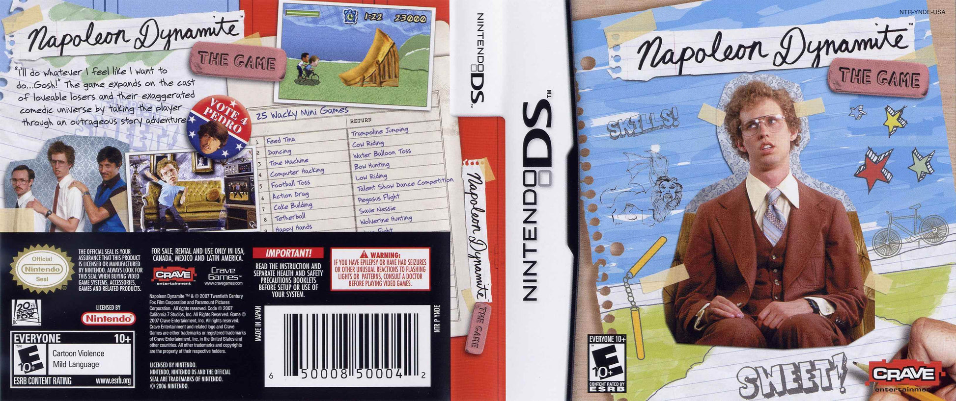 Napoleon Dynamite The Game Cover Art - WOI Solutions