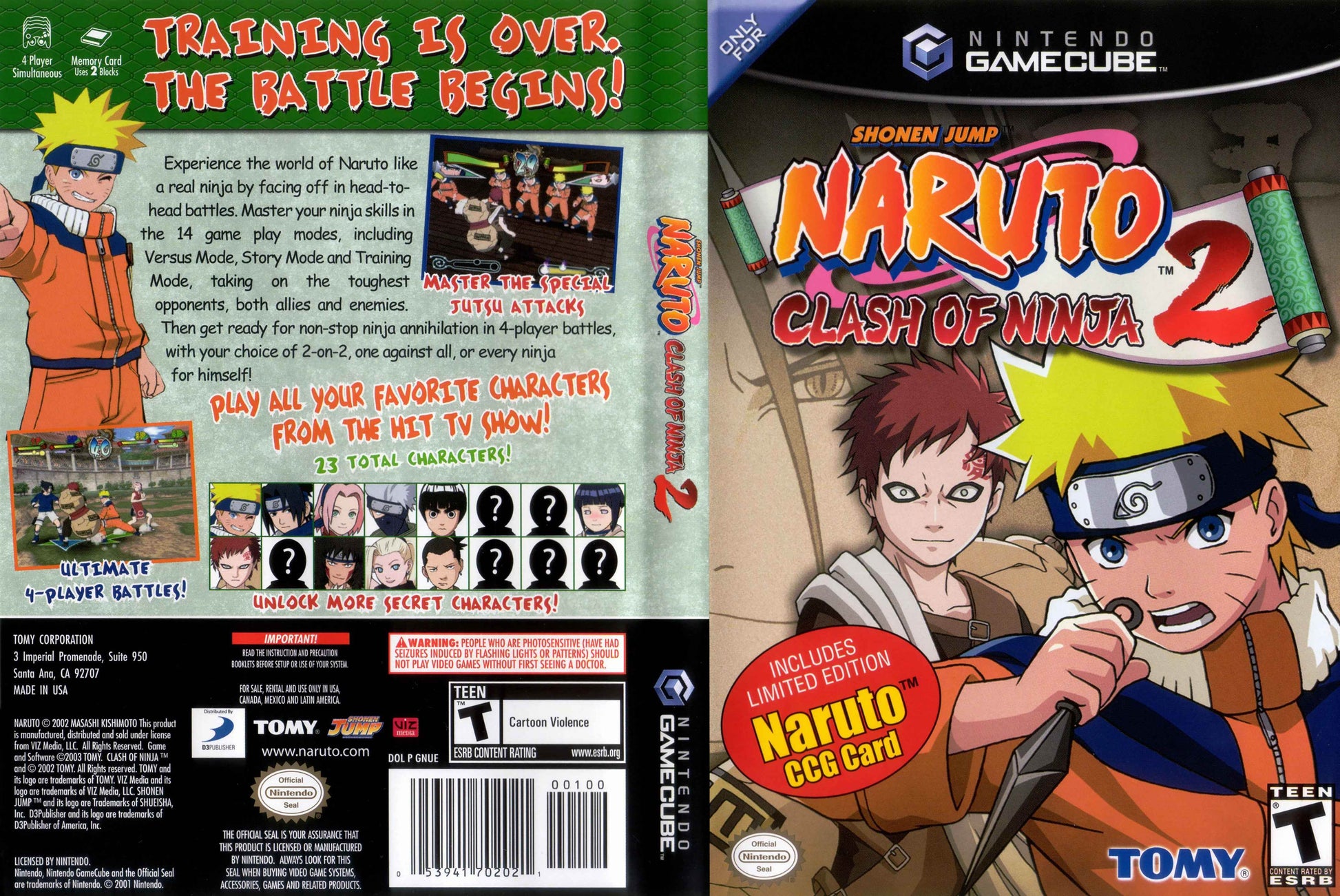 Naruto Clash Of Ninja 2 Cover Art - WOI Solutions