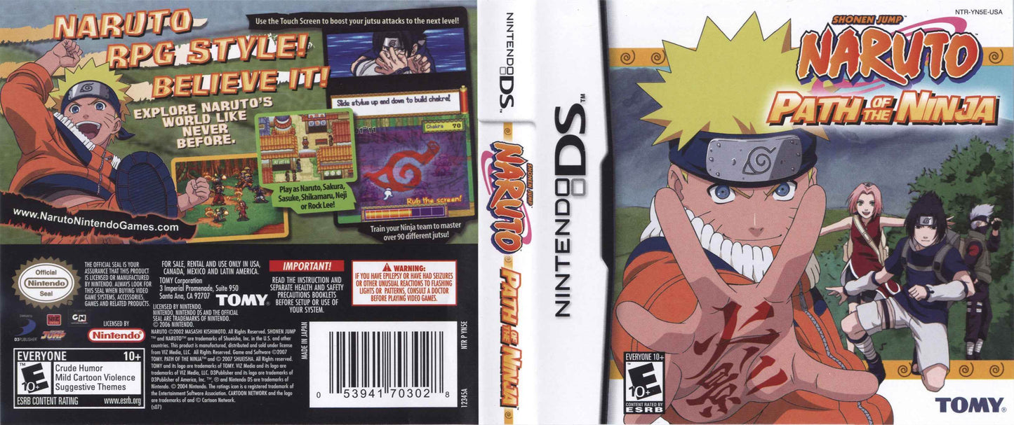 Naruto Path of the Ninja Cover Art - WOI Solutions