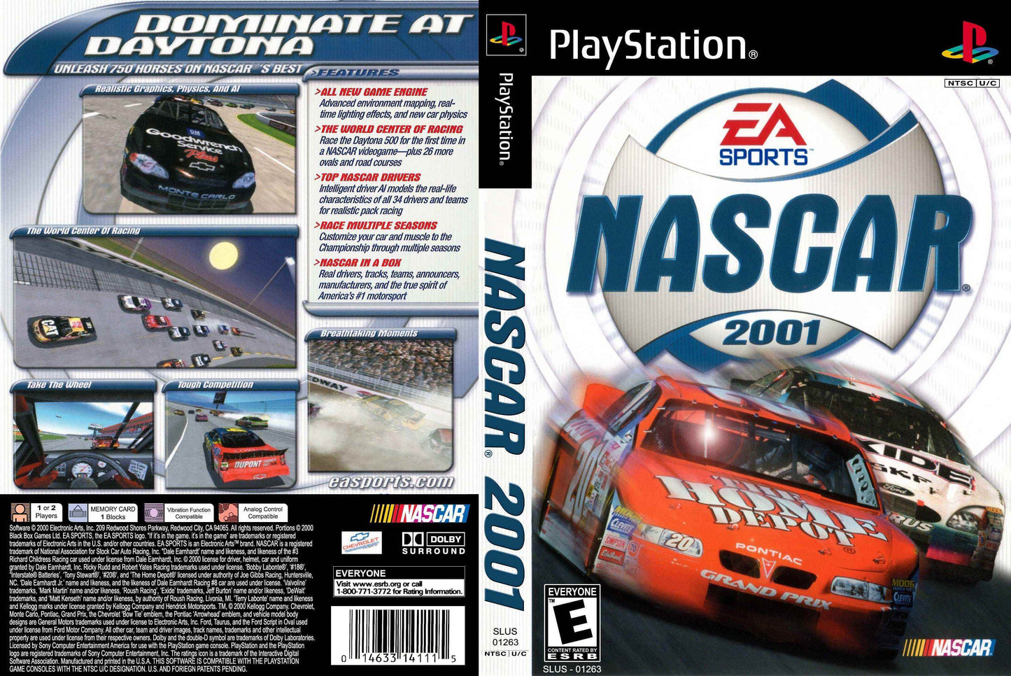 Nascar 2001 Cover Art - WOI Solutions