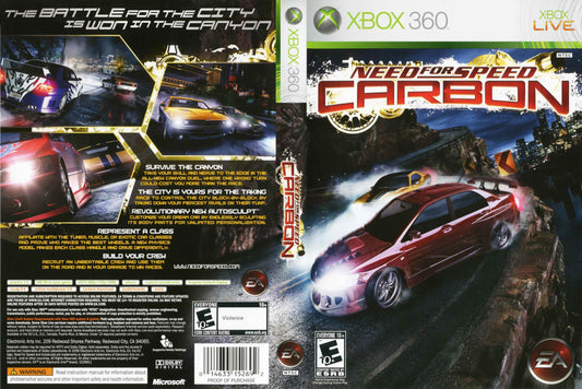 Need For Speed Carbon Cover Art - WOI Solutions
