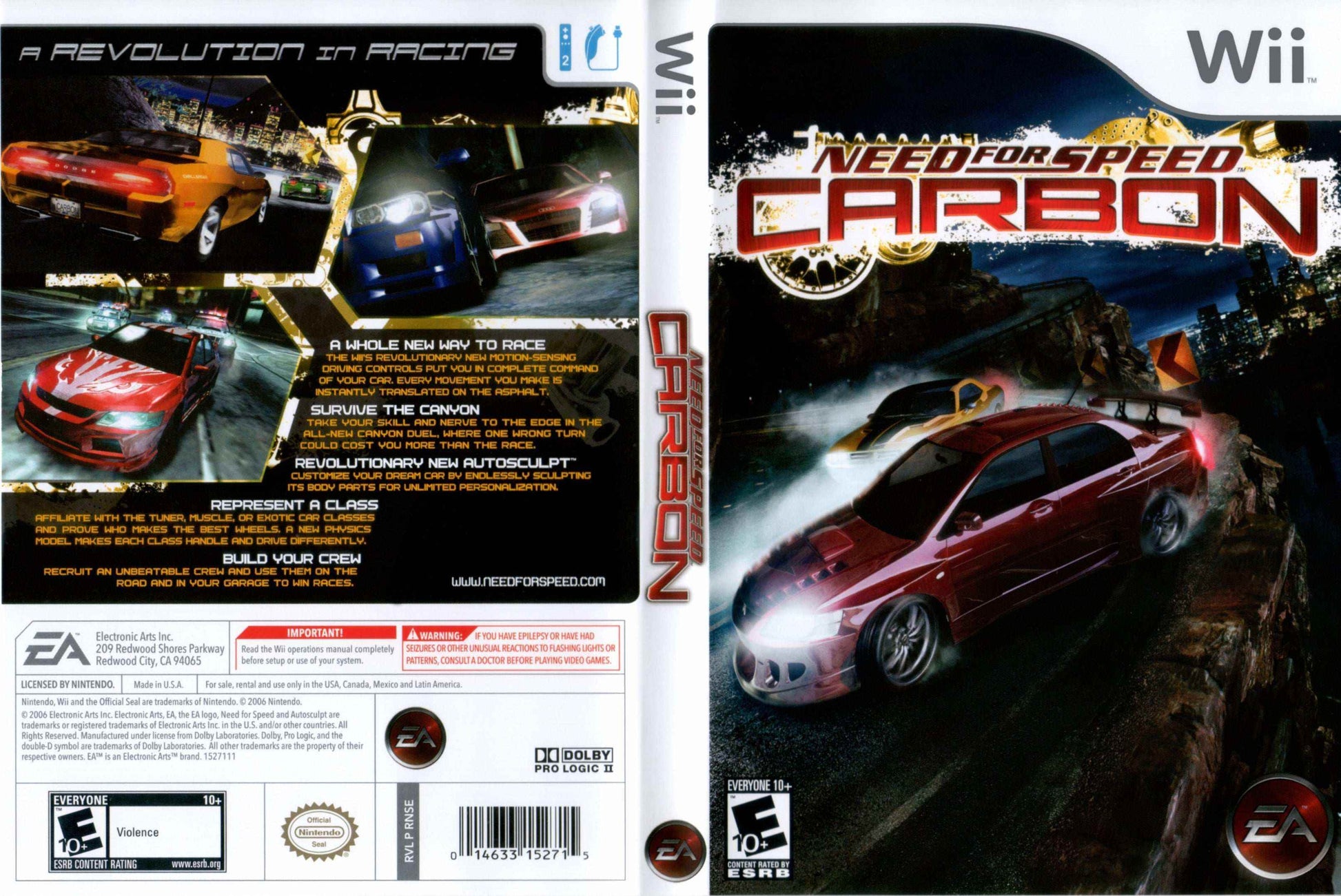 Need For Speed Carbon Cover Art - WOI Solutions