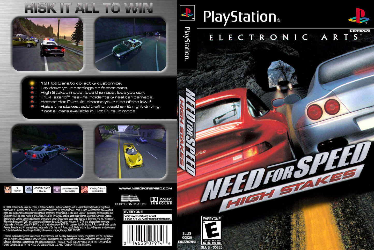 Need For Speed High Stakes Cover Art - WOI Solutions