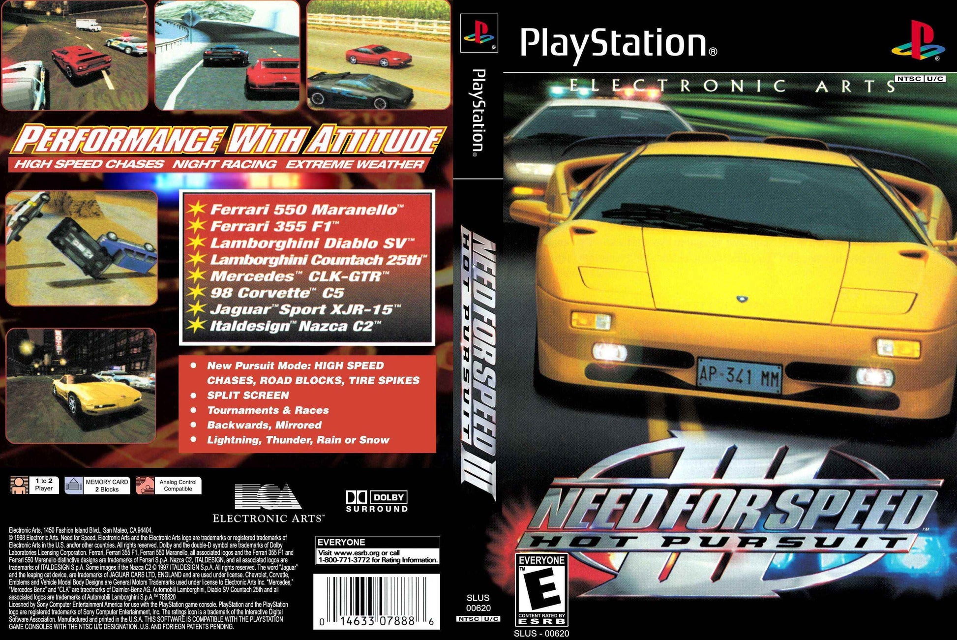 Need For Speed III Hot Pursuit Cover Art - WOI Solutions