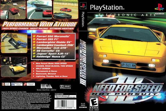 Need For Speed III Hot Pursuit Cover Art - WOI Solutions