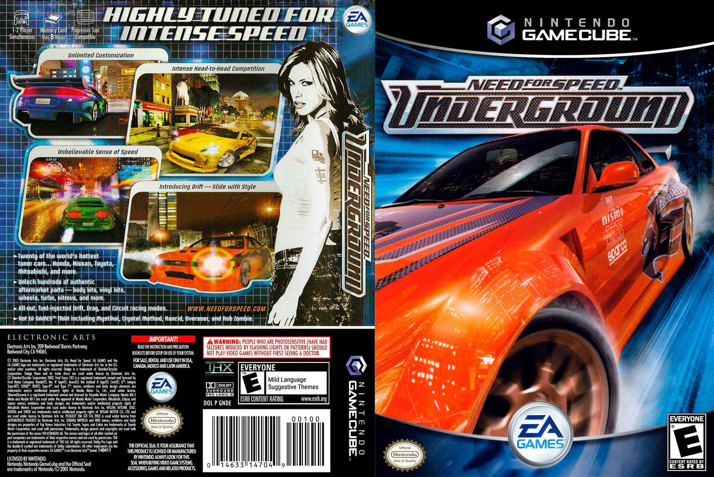 Need For Speed Underground Cover Art - WOI Solutions