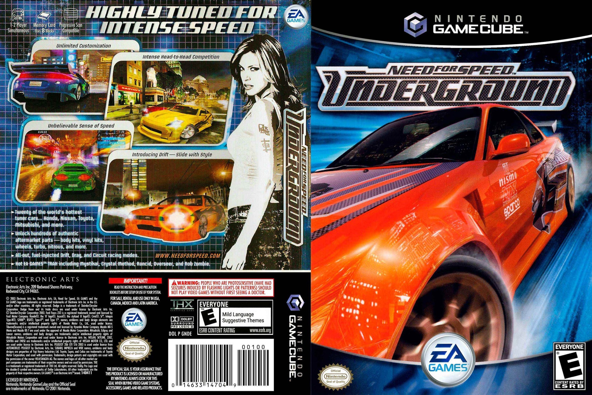 Need For Speed Underground Cover Art - WOI Solutions