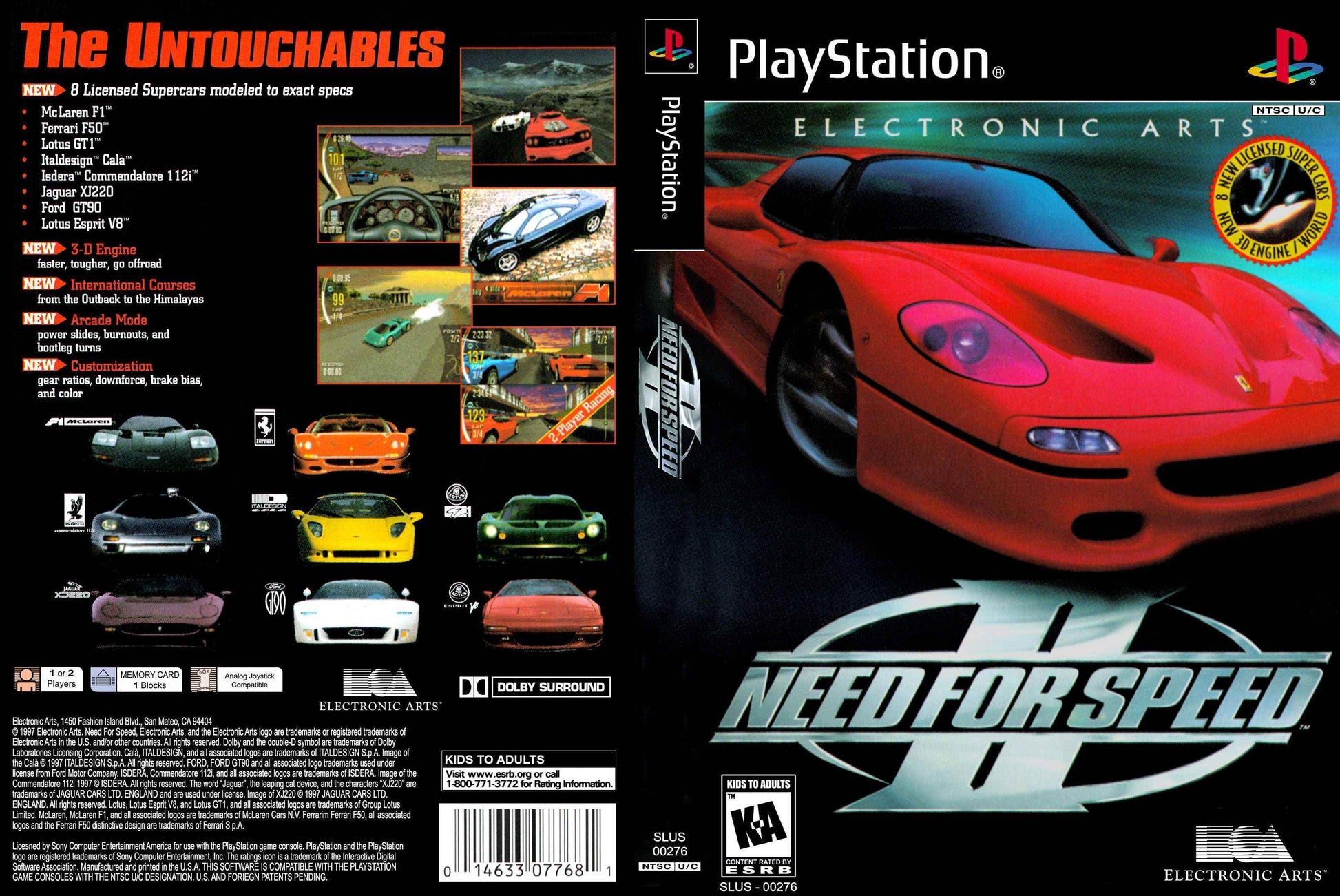 Need for Speed II Cover Art - WOI Solutions