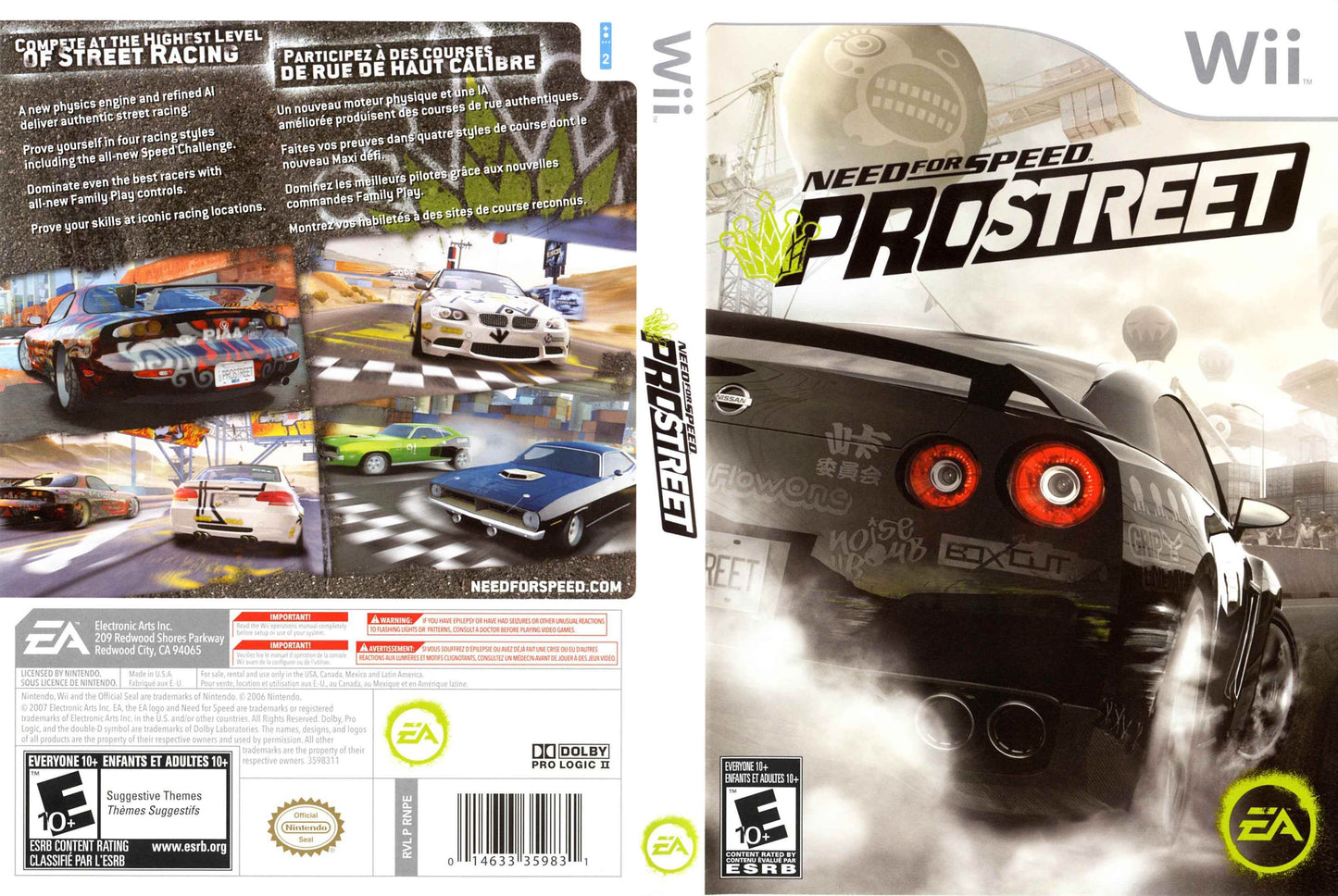 Need for Speed ProStreet Cover Art - WOI Solutions