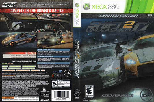 Need for Speed Shift 2 Unleashed Limited Edition Cover Art - WOI Solutions
