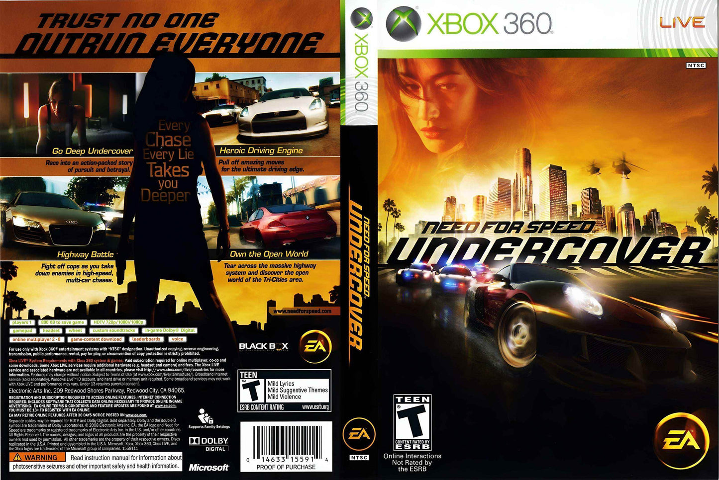 Need for Speed Undercover Cover Art - WOI Solutions