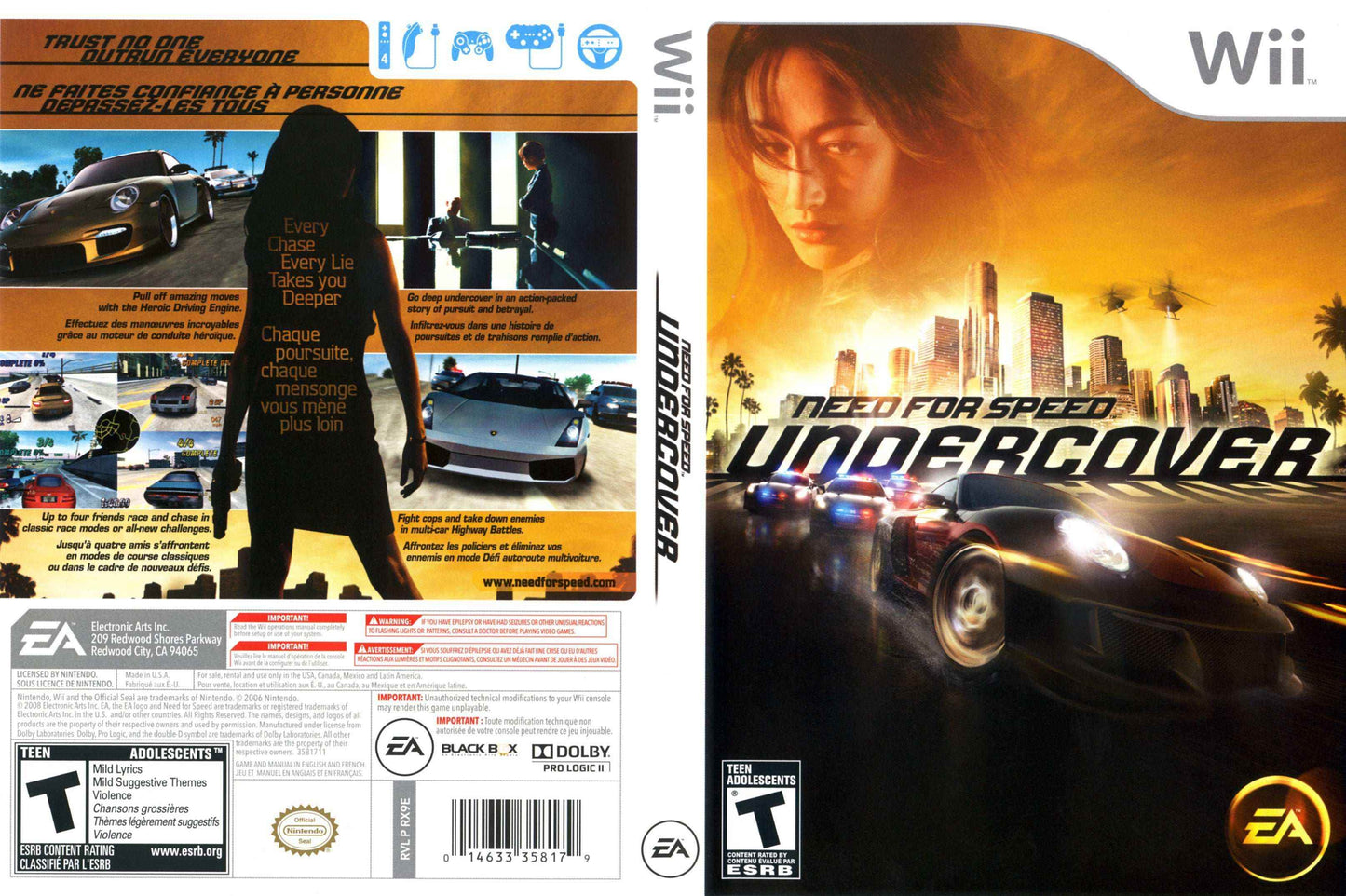 Need for Speed Undercover Cover Art - WOI Solutions