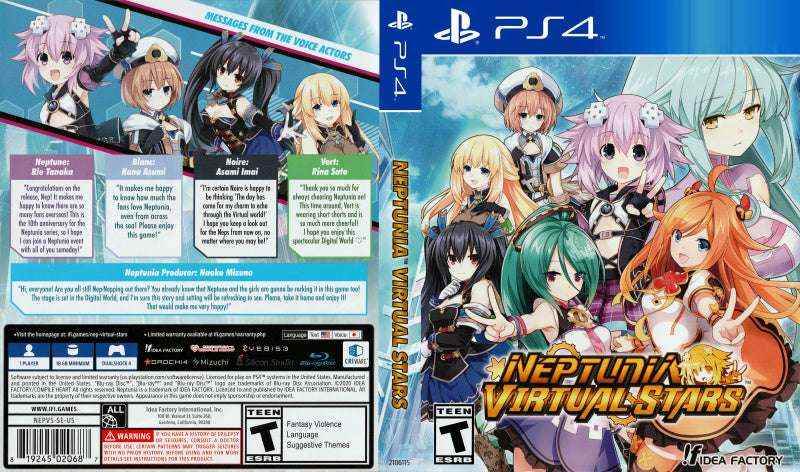 Neptunia Virtual Stars Cover Art - WOI Solutions