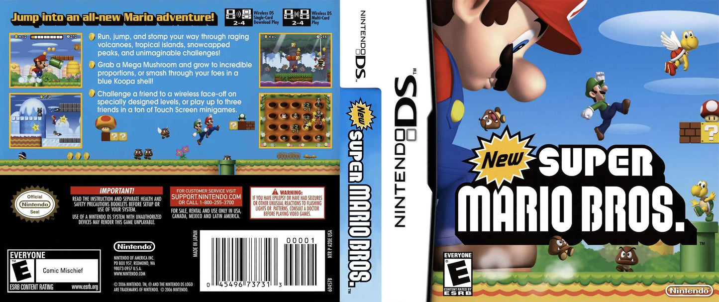 New Super Mario Brothers Cover Art - WOI Solutions