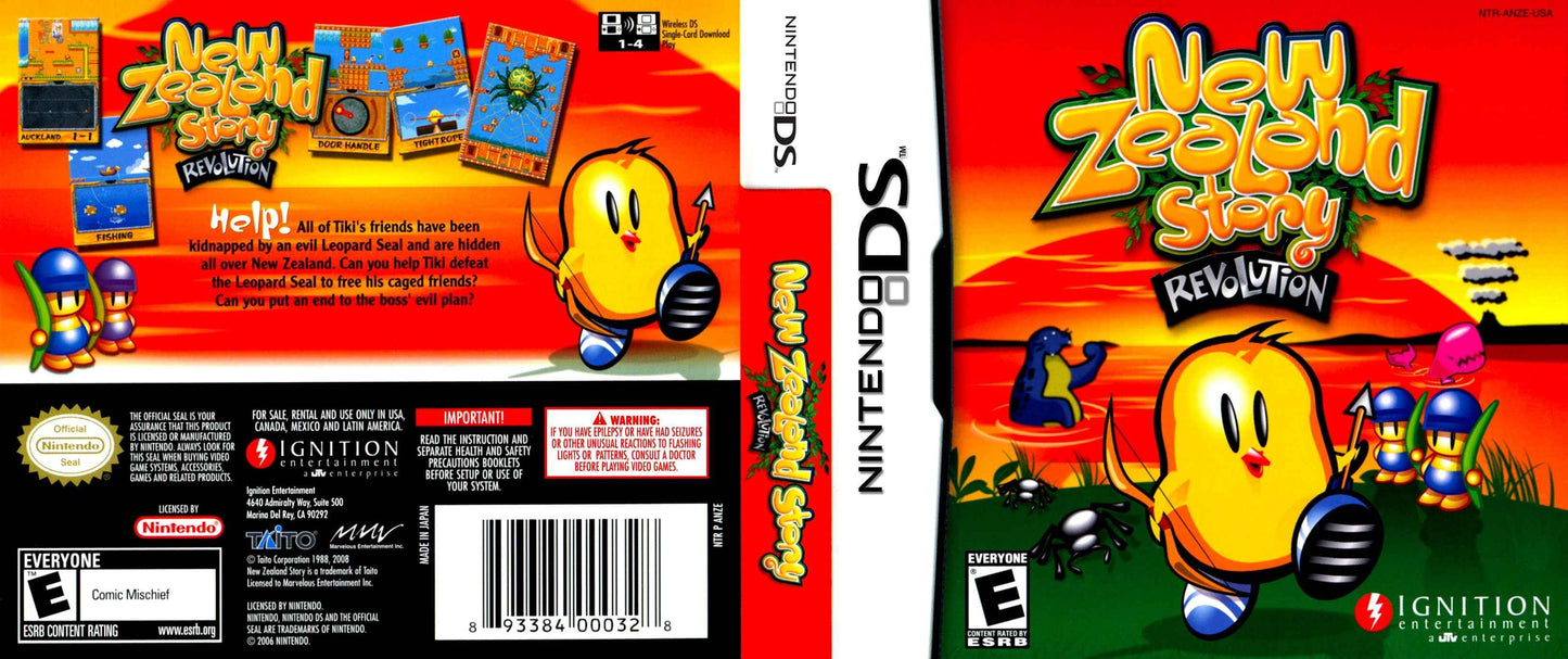 New Zealand Story Revolution Cover Art - WOI Solutions