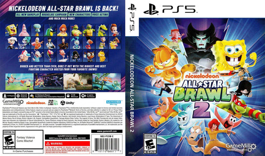 Nickelodeon All-Star Brawl 2 Cover Art - WOI Solutions