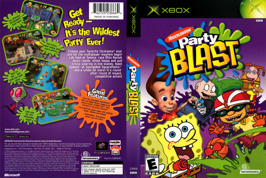 Nickelodeon Party Blast Cover Art - WOI Solutions
