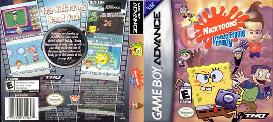 Nicktoons Freeze Frame Frenzy Cover Art - WOI Solutions