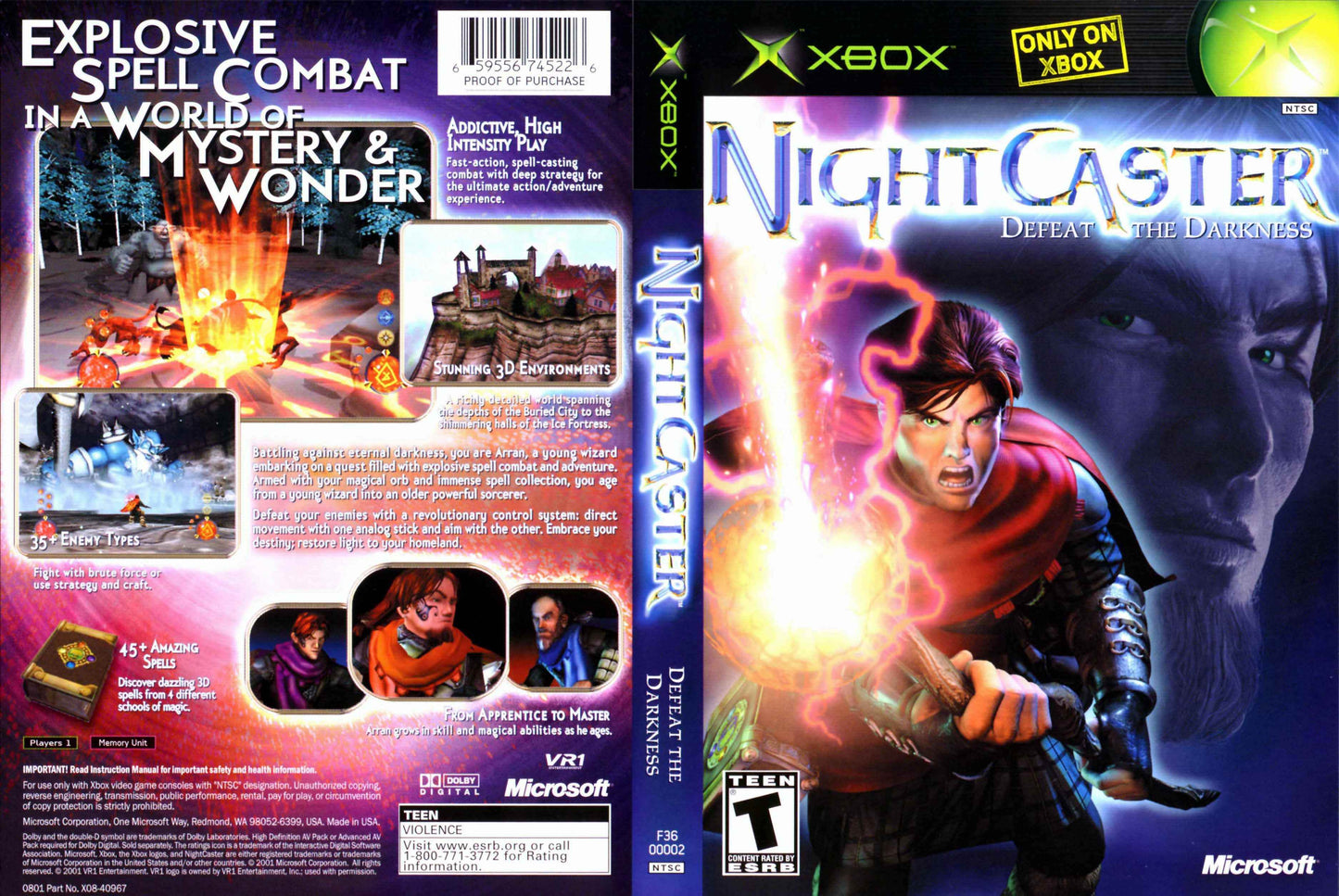 NightCaster Defeat the Darkness Cover Art - WOI Solutions