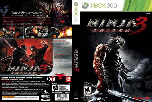 Ninja Gaiden 3 Cover Art - WOI Solutions