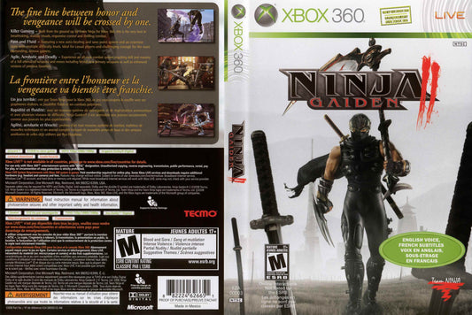Ninja Gaiden II Cover Art - WOI Solutions