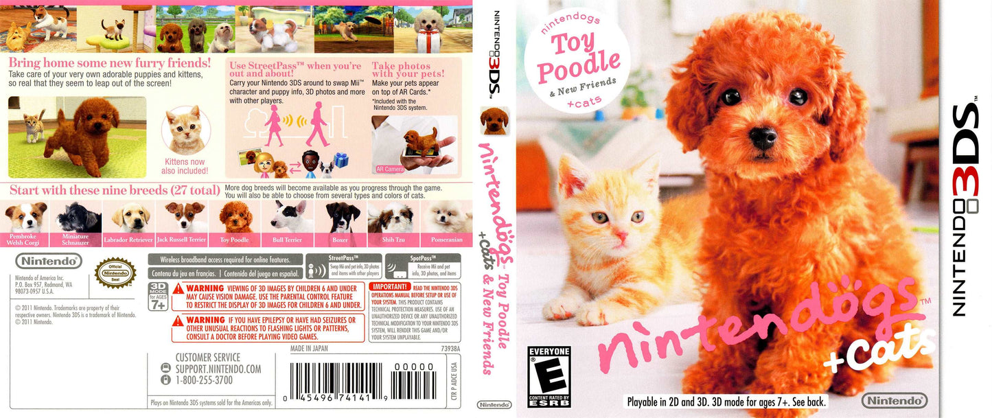 Nintendogs + Cats Toy Poodle & New Friends