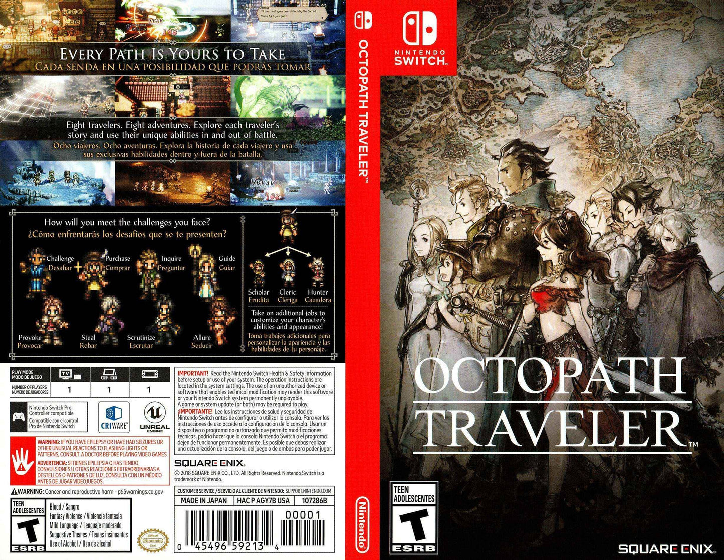 Octopath Traveler Cover Art - WOI Solutions