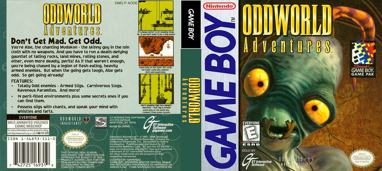 Oddworld Adventures Cover Art - WOI Solutions