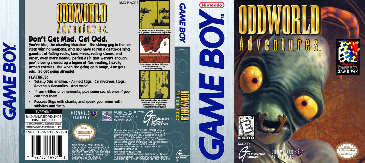Oddworld Adventures Cover Art - WOI Solutions