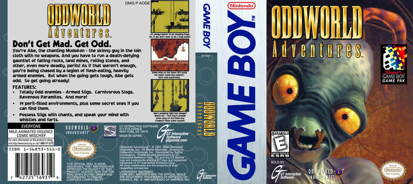 Oddworld Adventures Cover Art - WOI Solutions