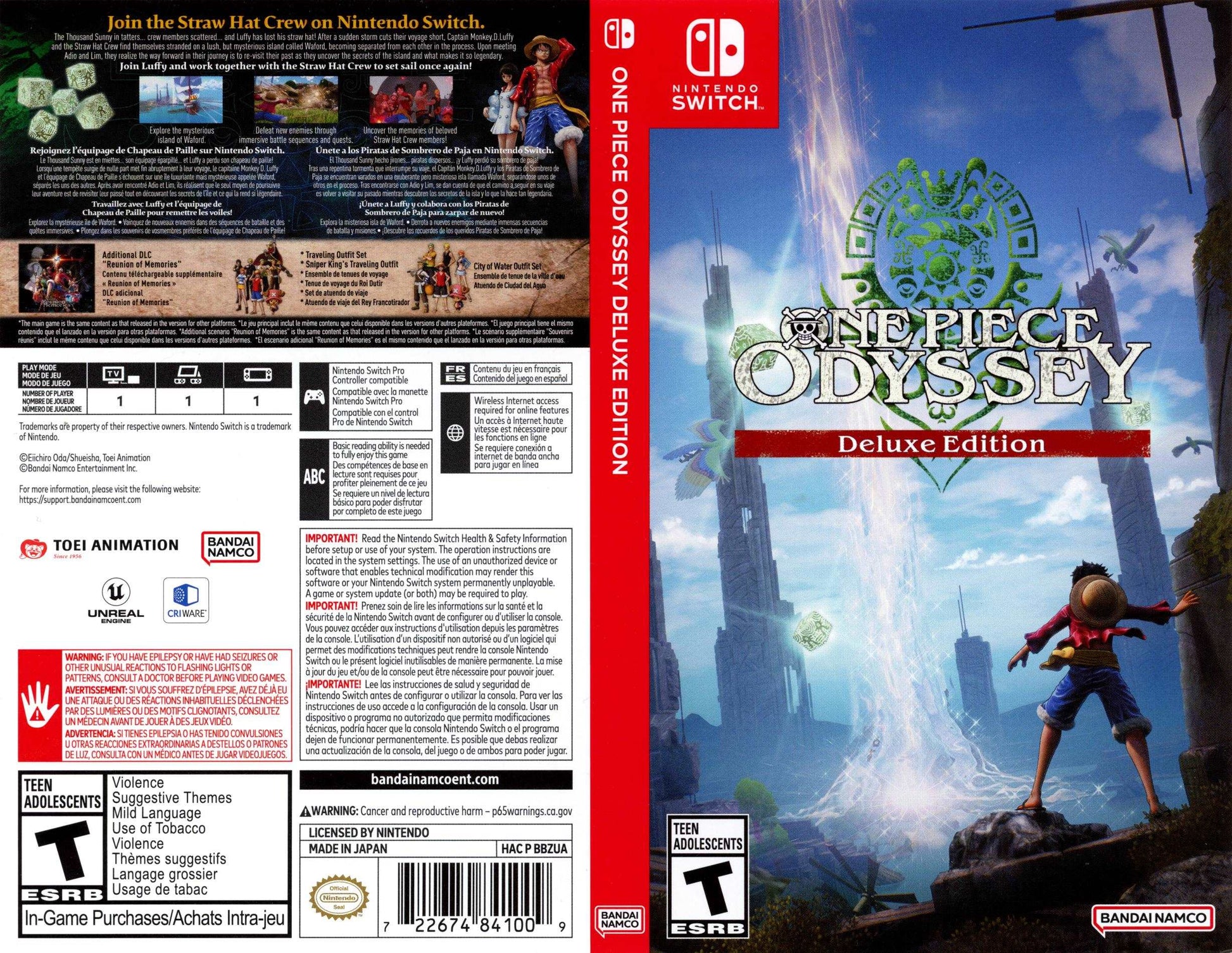 One Piece Odyssey Deluxe Edition