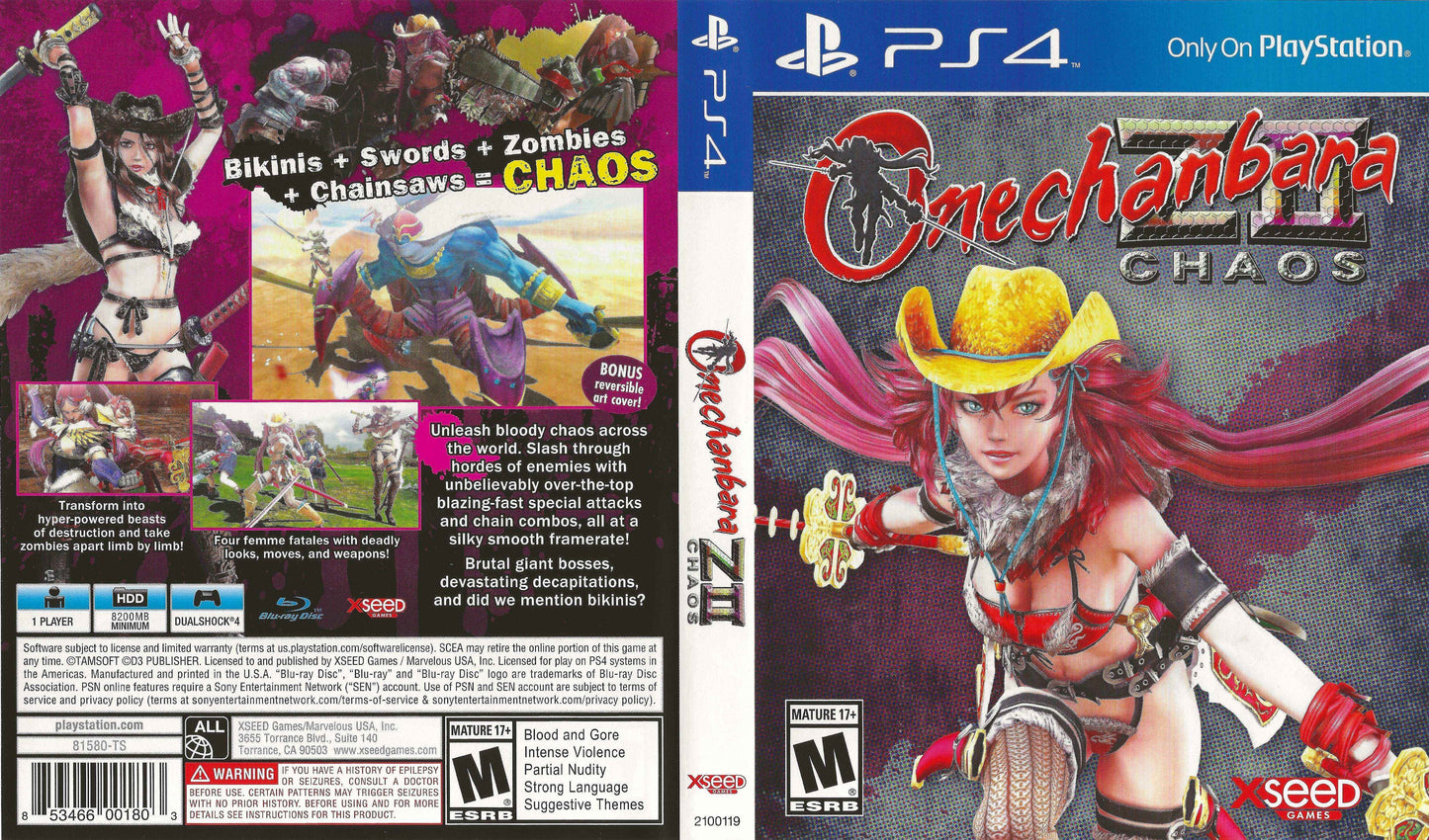 Onechanbara ZII Chaos Cover Art - WOI Solutions