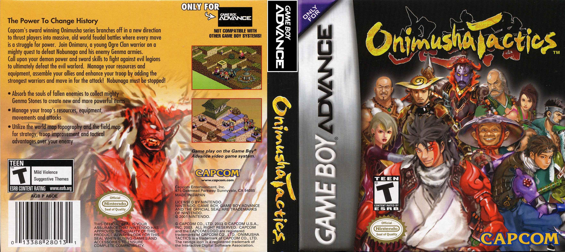 Onimusha Tactics Cover Art - WOI Solutions