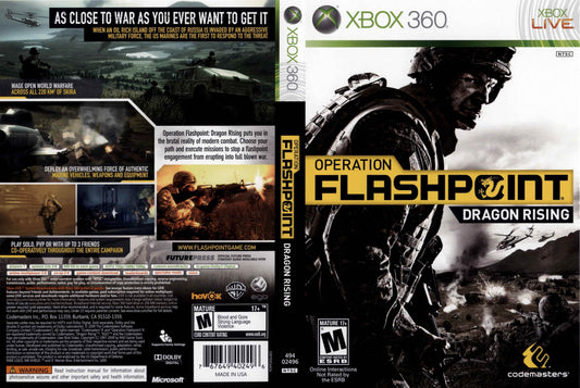 Operation Flashpoint Dragon Rising Cover Art - WOI Solutions