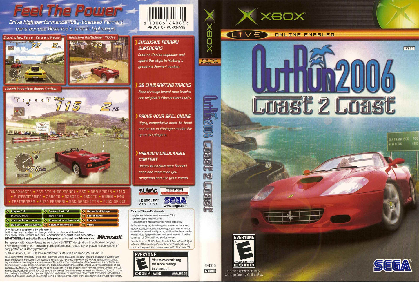 OutRun 2006 Coast 2 Coast Cover Art - WOI Solutions
