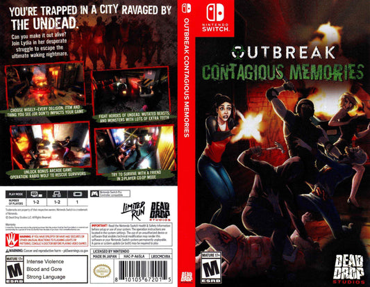 Outbreak Contagious Memories Cover Art - WOI Solutions