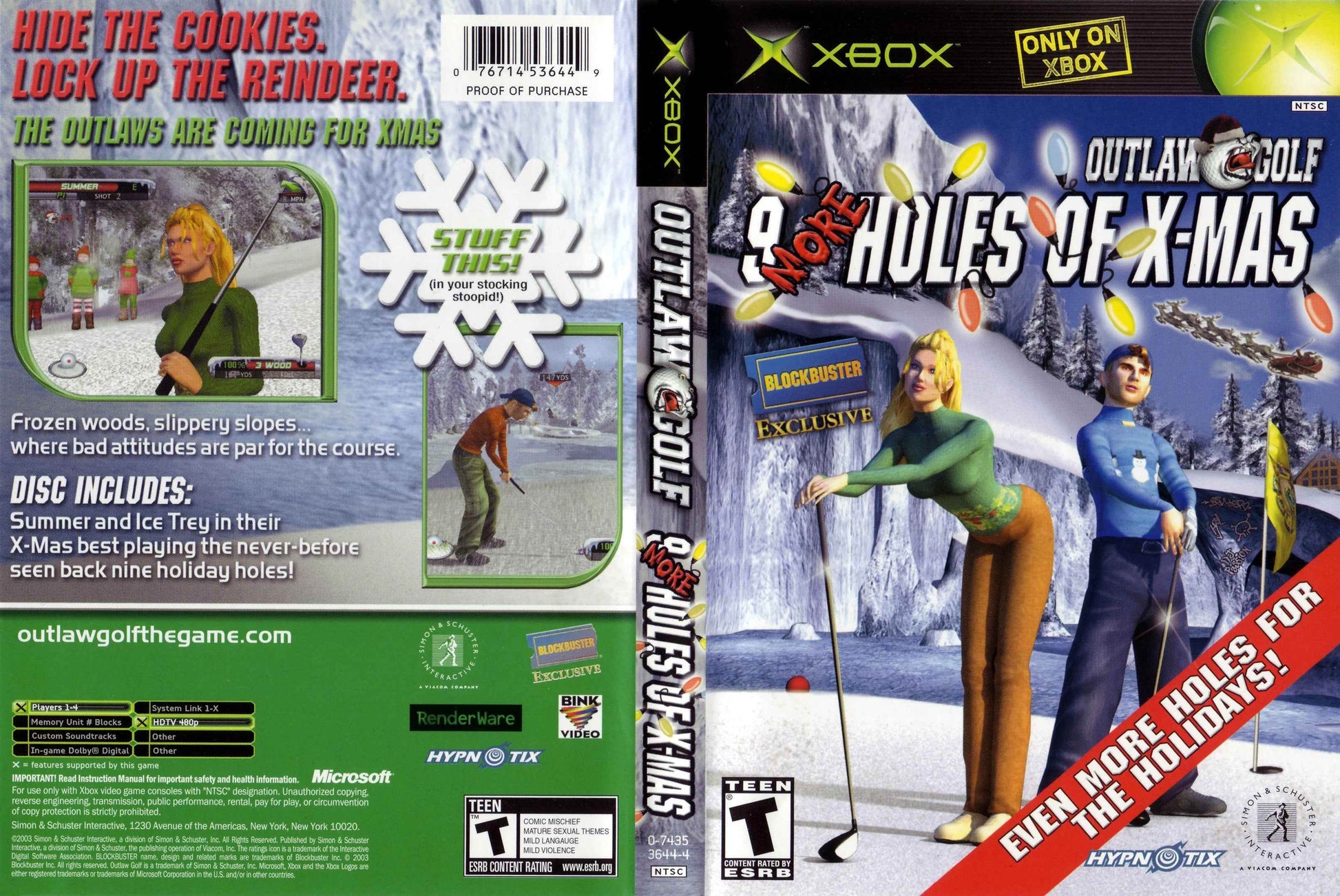Outlaw Golf 9 More Holes of X-Mas Cover Art - WOI Solutions