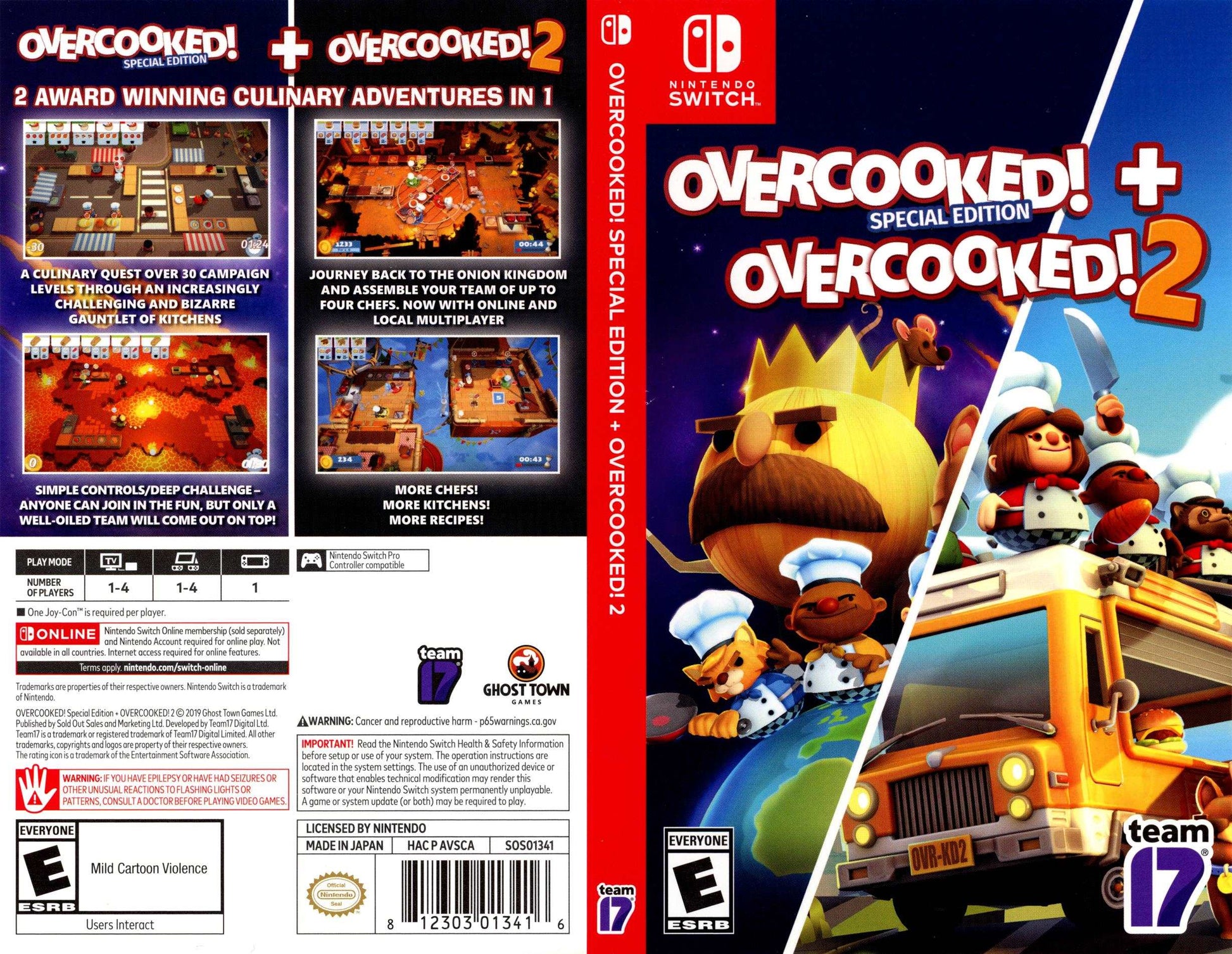 Overcooked! Special Edition + Overcooked! 2