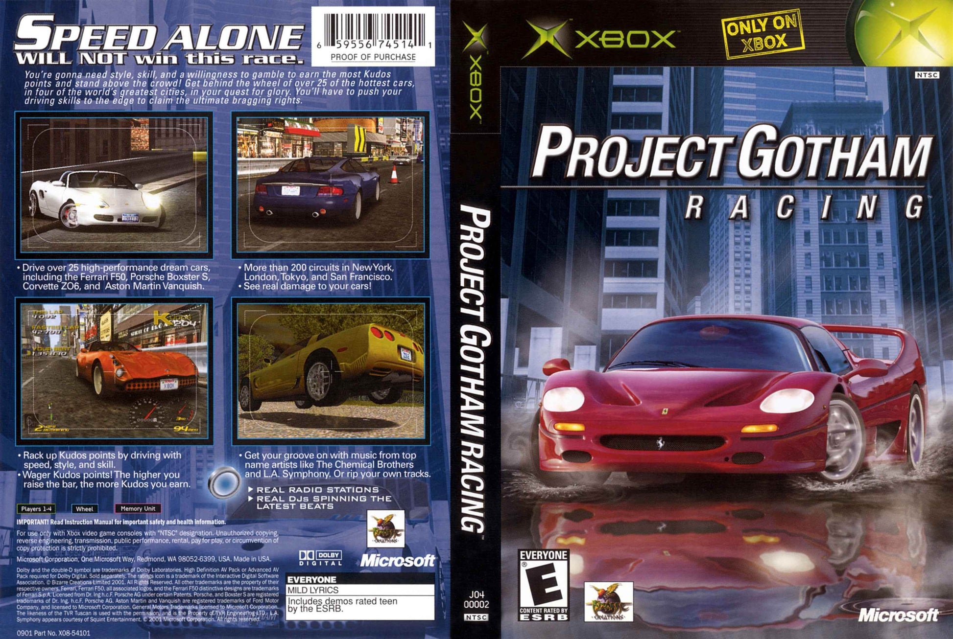 PGR - Project Gotham Racing Cover Art - WOI Solutions