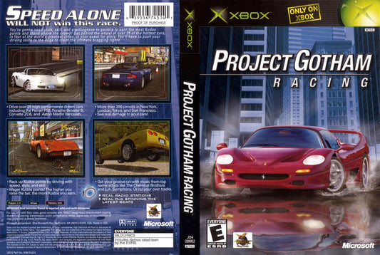 PGR - Project Gotham Racing Cover Art - WOI Solutions