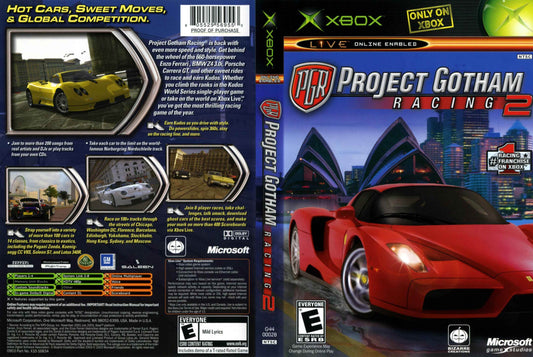 PGR - Project Gotham Racing 2 Cover Art - WOI Solutions