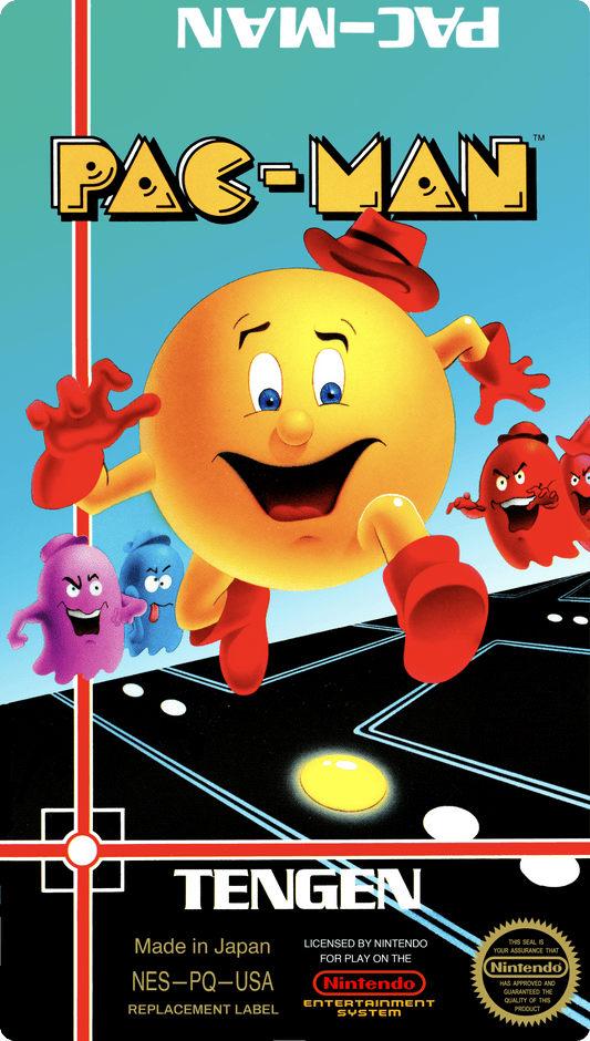 Pac-Man Tengen Cover Art - WOI Solutions