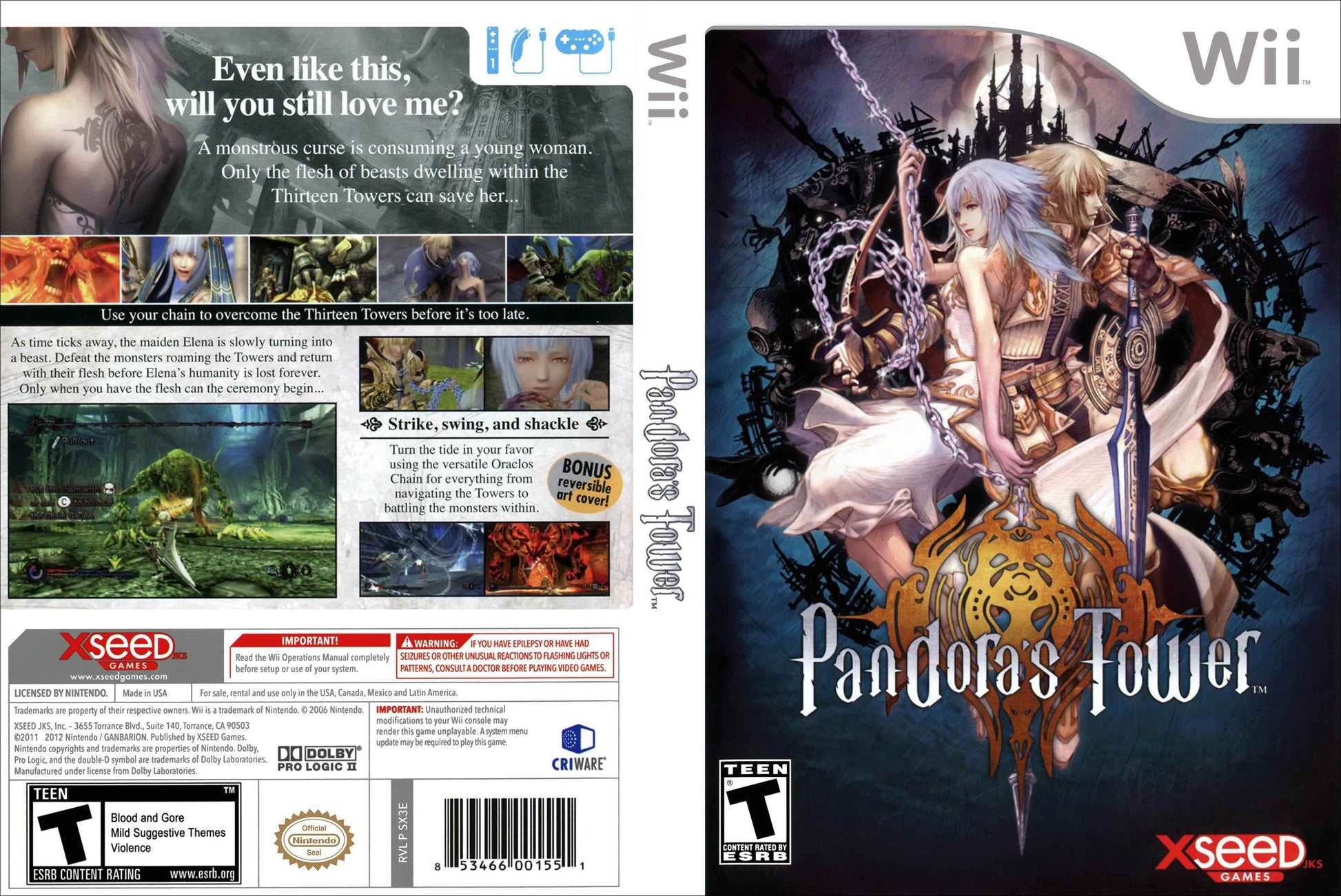 Pandora's Tower Cover Art - WOI Solutions